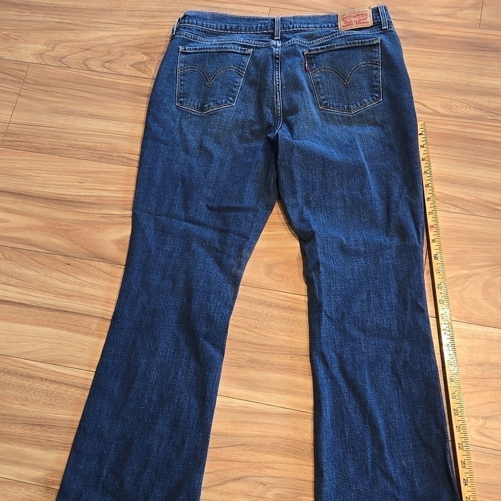 LEVI'S 515 Bootcut Dark Wash Jeans Womens Size 12 - Picture 5 of 8